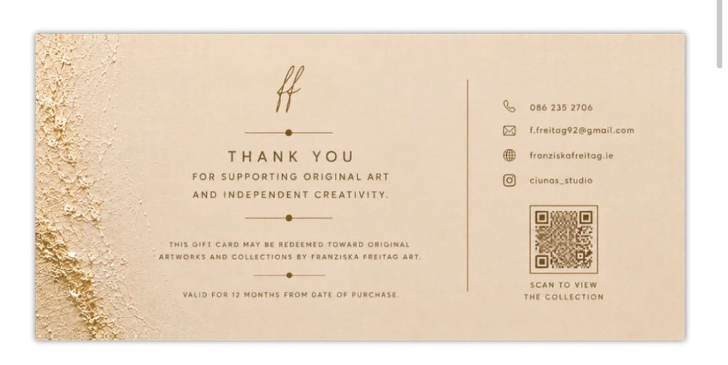 Franziska Freitag Gift Card